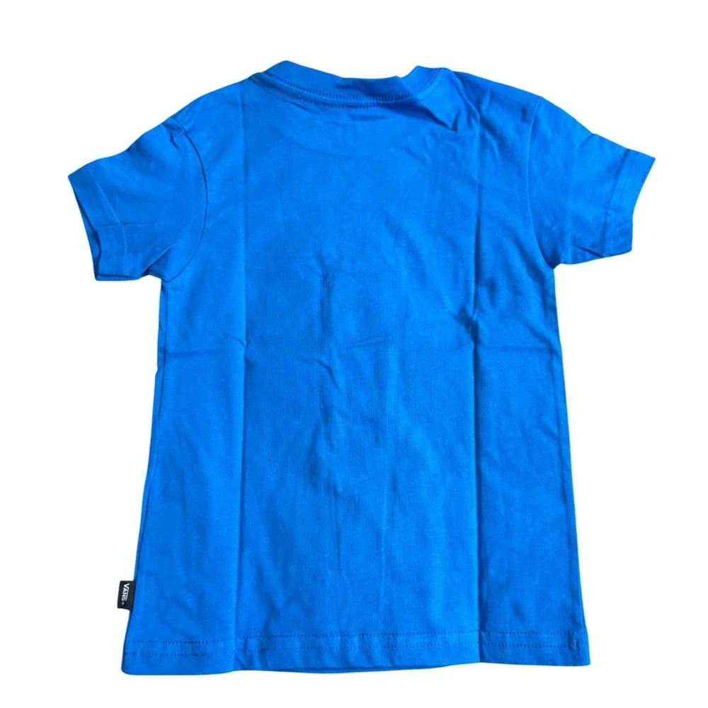 Vans by stop‎ drop roll boy toddlers tee shirt size 2T blue short sleeve graphic